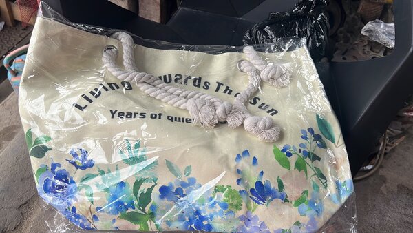 Sac cabas imprimé tendance