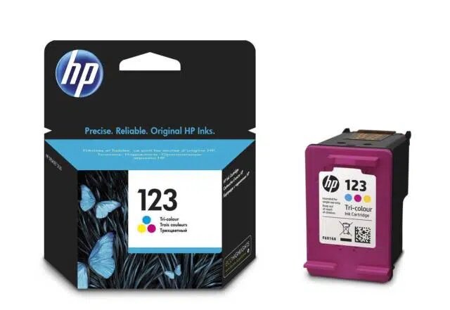 HP 123 Tri-color Original Ink