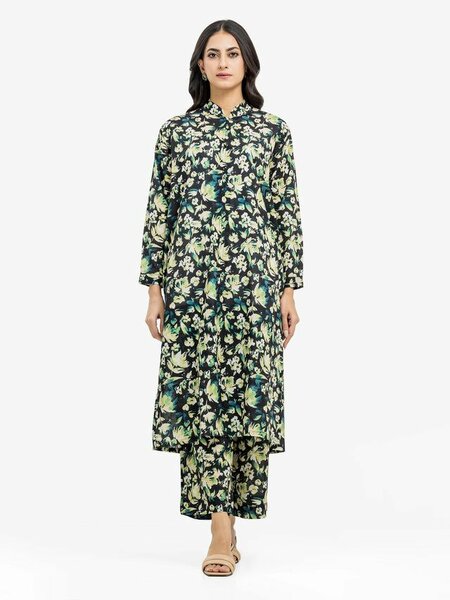 Pret 2Pc Printed Khaddar Co-Ord Set
