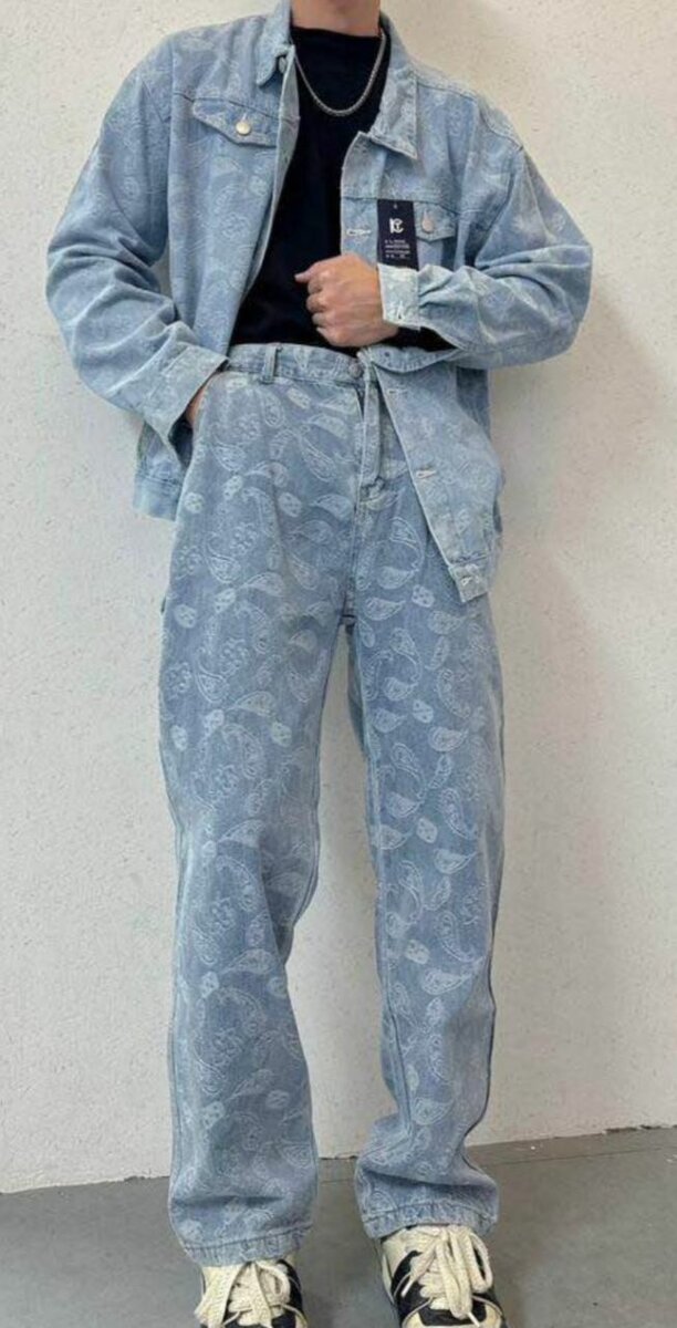 Ensemble denim chic pour homme