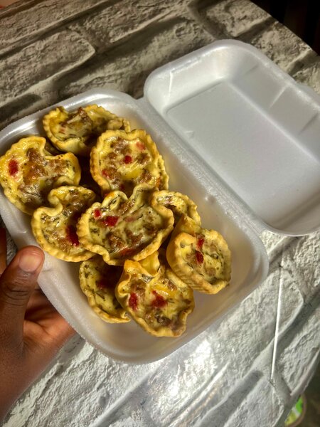 Mini quiche à la viande hachée