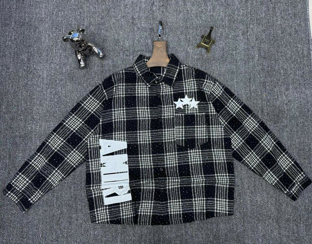 Chemise à carreaux décontractée