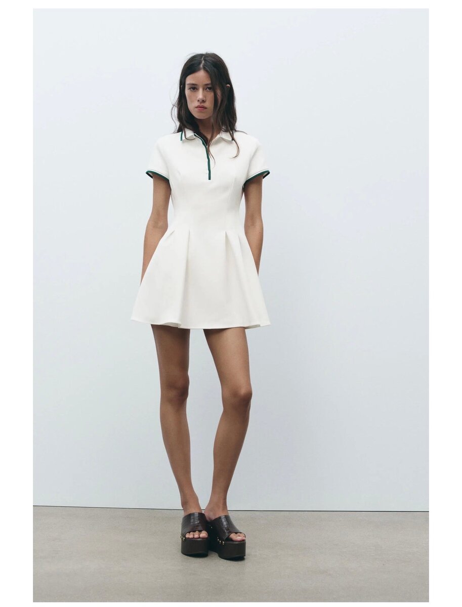 Robe Polo Élégante Femme