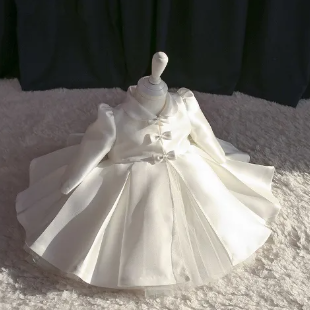 Baby Dress ( Fabric Net And Silk)