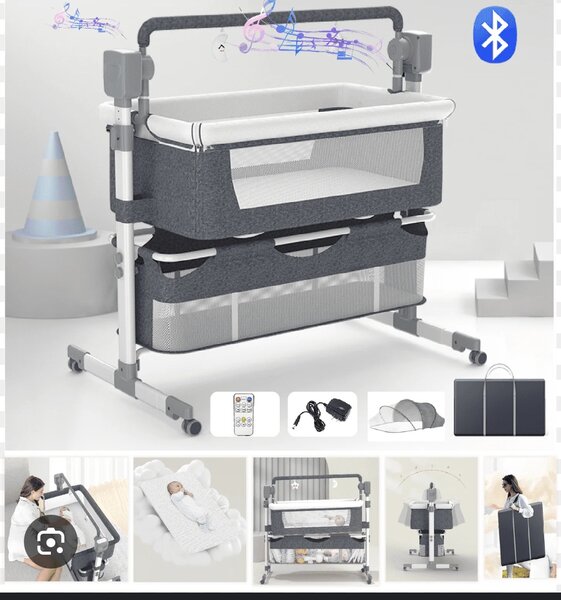 Berceau bébé musical Bluetooth
