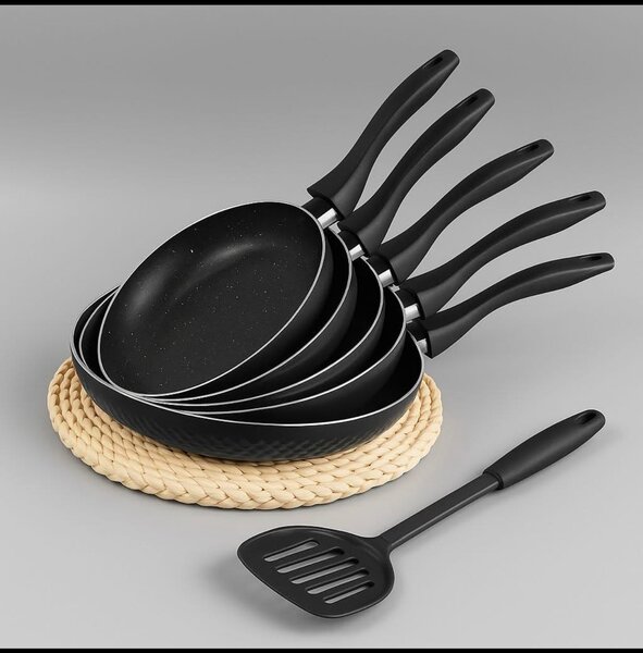 Set de Casseroles en Aluminium 6Pcs