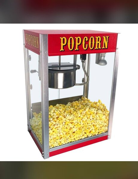 Gas popcorn machine