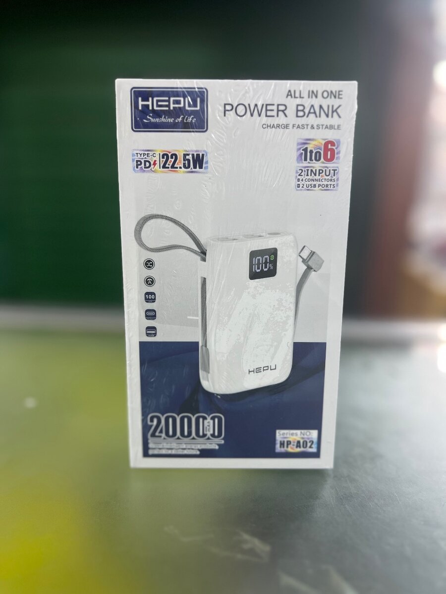 Batterie Externe HEPU 20000mAh