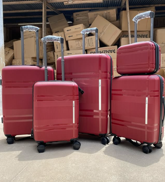 4 trolley bags & 1 cosmetic bag