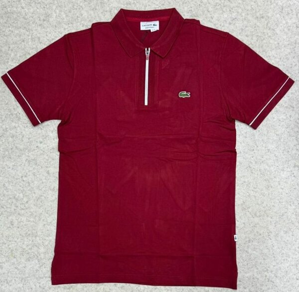 Polo rouge élégant homme