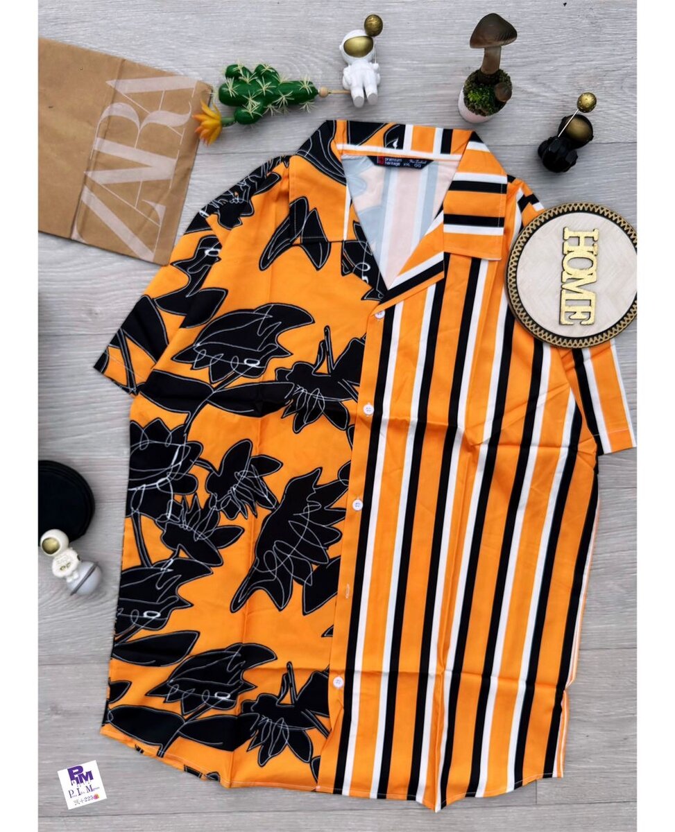 Chemise à motifs variés