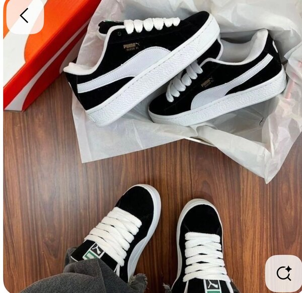 Baskets Puma Suede noires