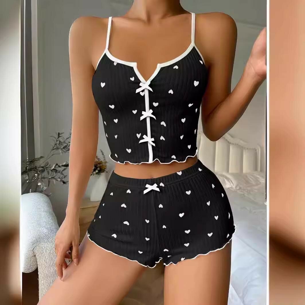 Ensemble Pyjama Femme Coeur