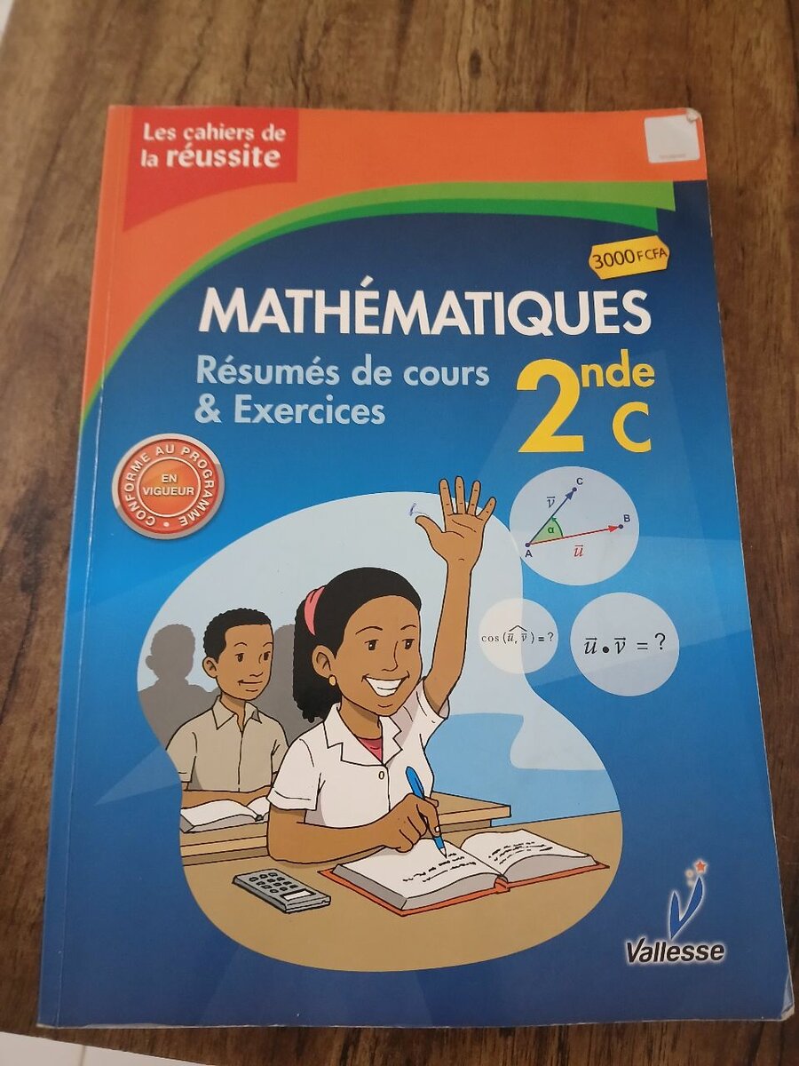 Livre de Mathématiques 2nde C