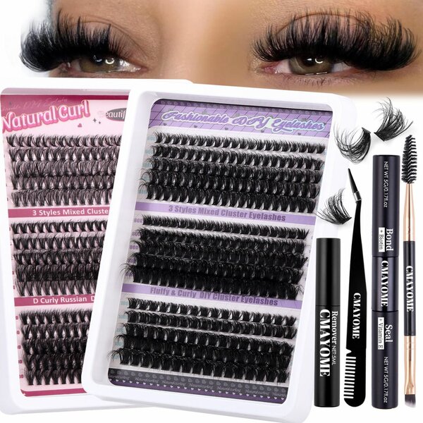 DIY LASH EXTENSION CLUSTER