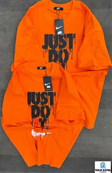 T-shirt orange "Just Do It"
