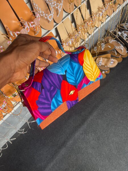 Sac à main en tissu ethnique