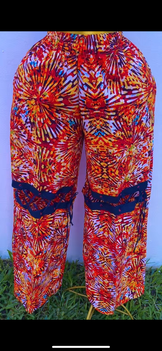 Pantalon imprimé coloré