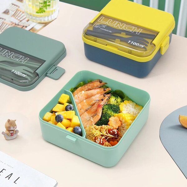 2 compartment lunchbox