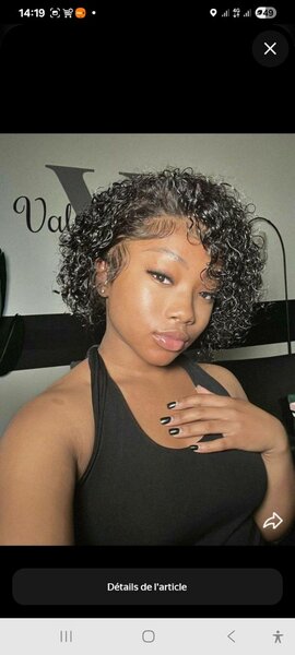 Perruque Bouclée Naturelle