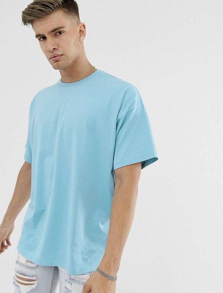 T-shirt bleu pour homme