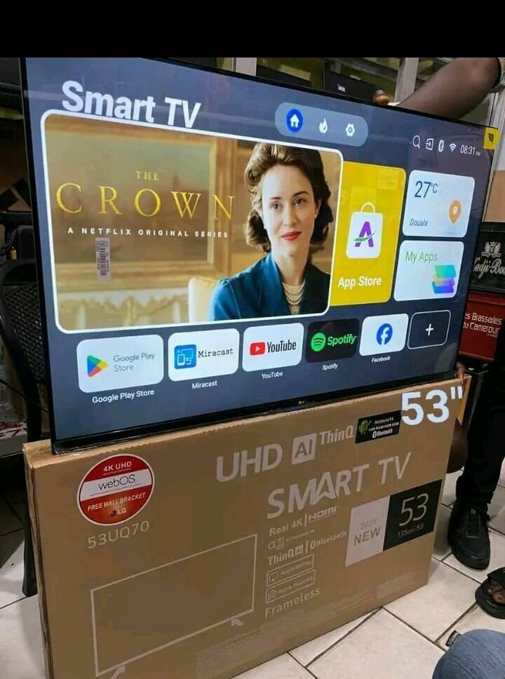 Téléviseur intelligent 53'' UHD - Smart TV