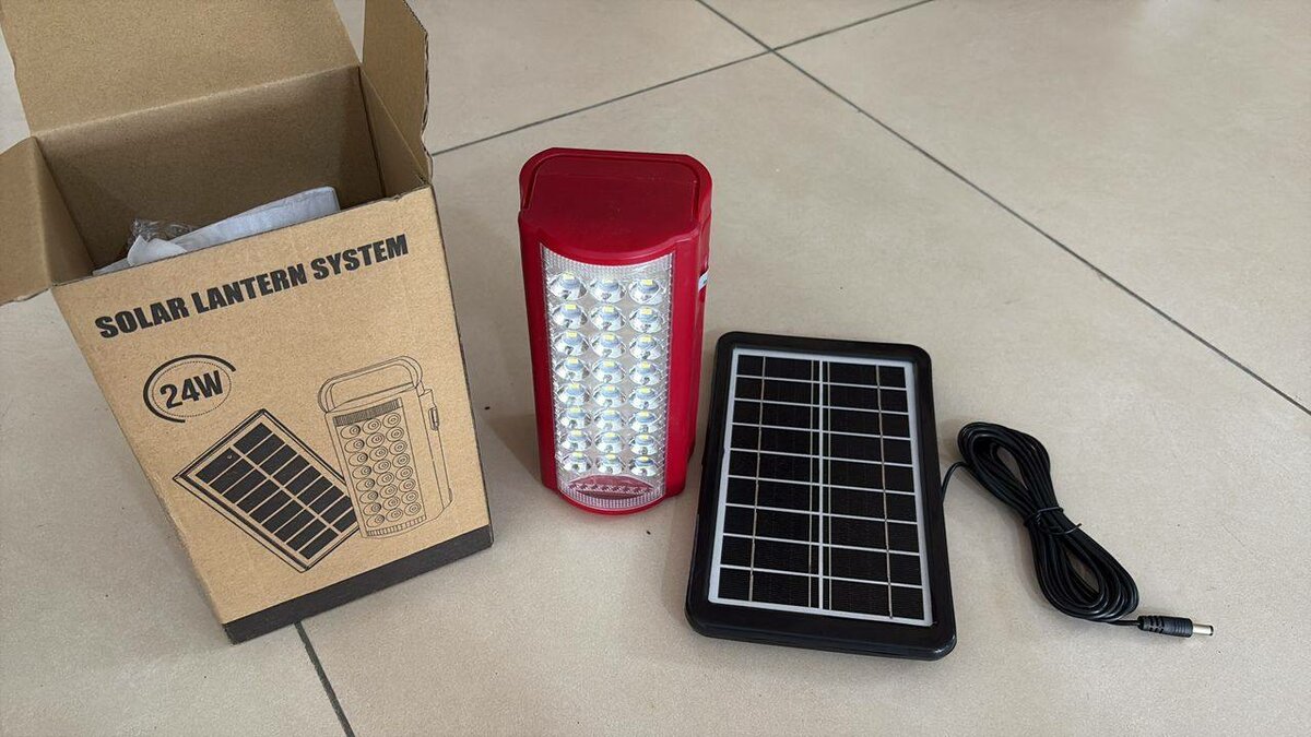 Lanterne solaire portable