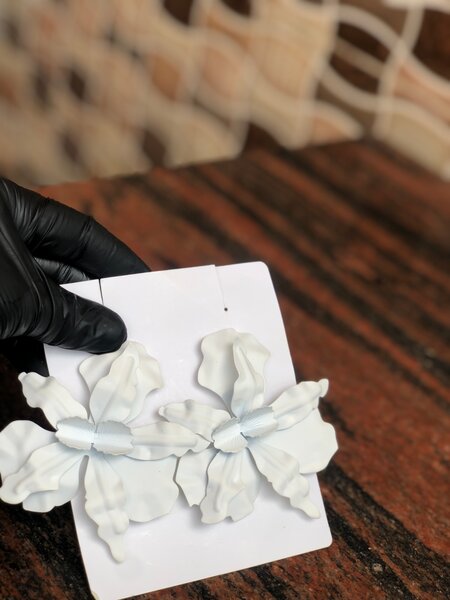 Boucles d'oreilles florales élégantes