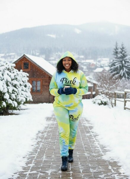 Ensemble de survêtement coloré pour femme