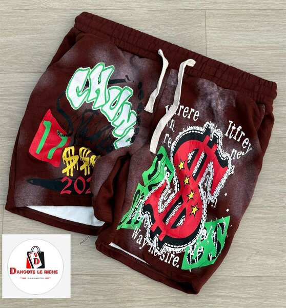 Shorts tendance graffiti