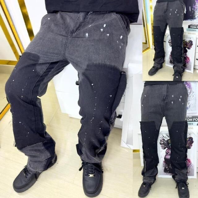 Jeans homme déchirés et décolorés