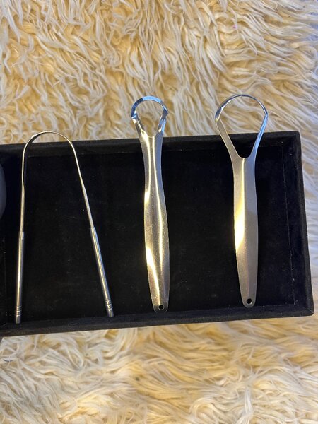 Set de gratte-langue en inox