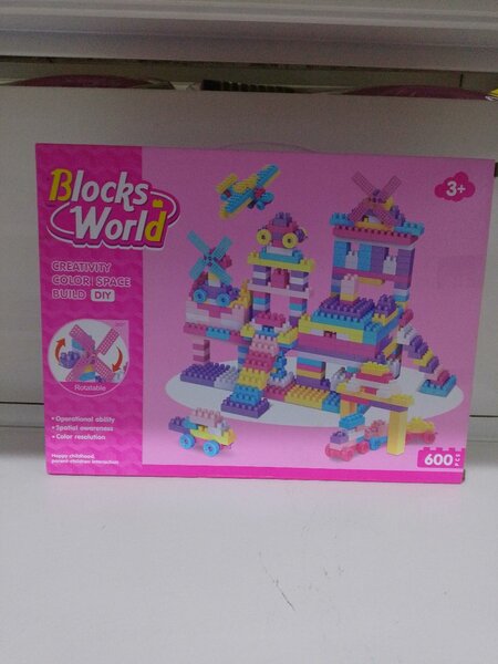 Bloc de construction créatif 600 pièces