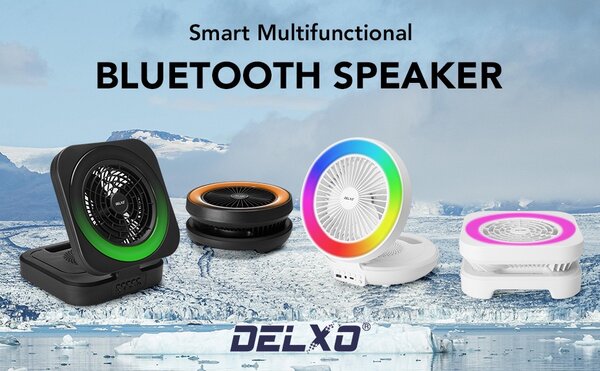 Multifunctional Bluetooth speaker LED Fan