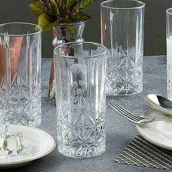 Verres à eau en cristal élégant