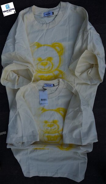 T-shirt imprimé ours jaune
