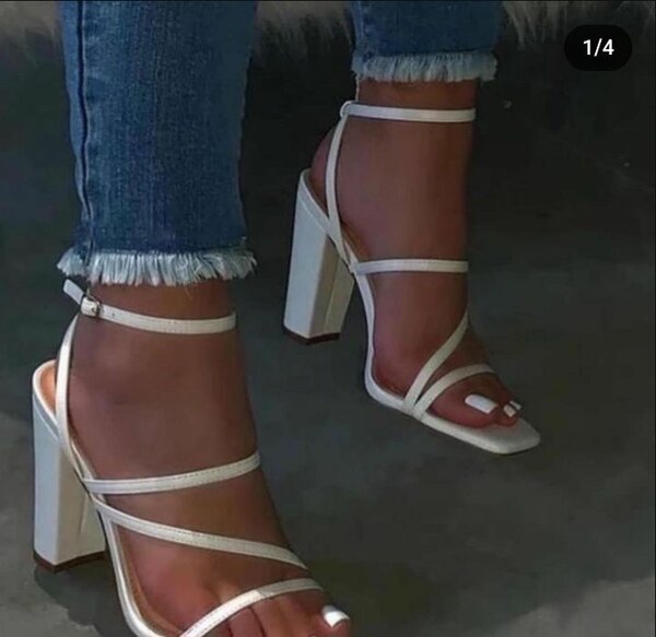 Ladies block heels sandals