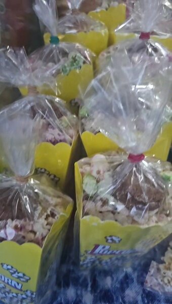 Popcorn coloré gourmand