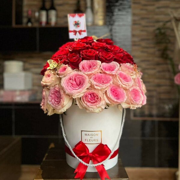 Bouquet de roses élégant