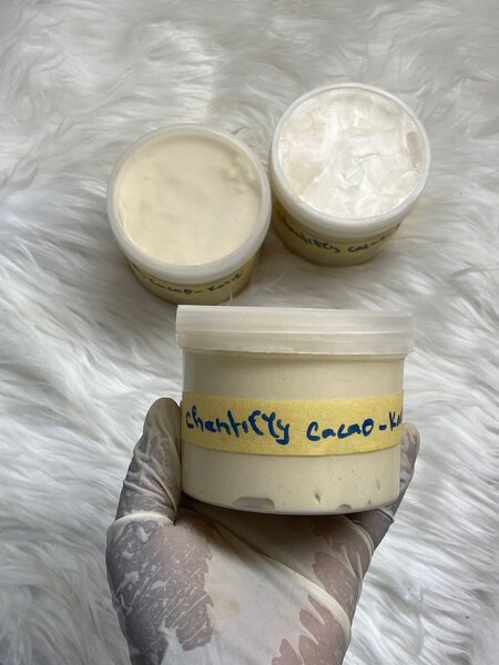 Chantilly cacao-karité ( 200g l´Unité)