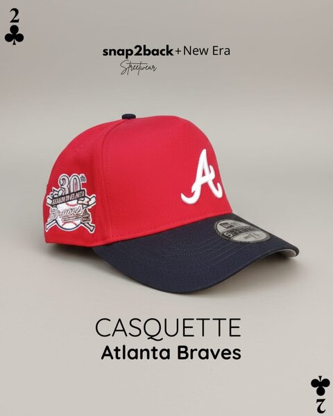 Casquette Atlanta Braves New Era rouge