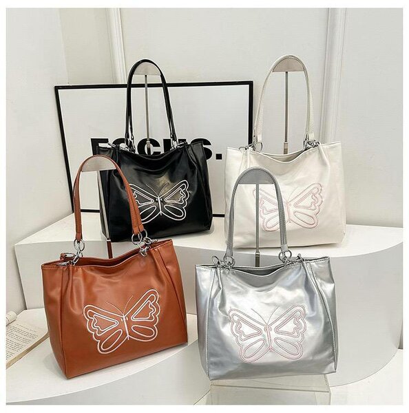 Sac cabas papillon en cuir PU