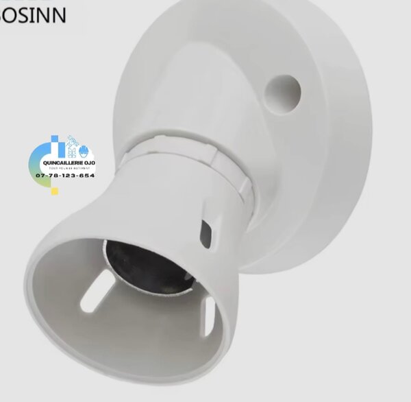 Douille mural mixte B22 et E27