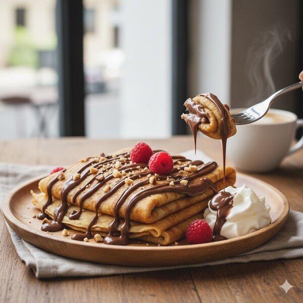 Crêpes salées et sucrées délicieuses