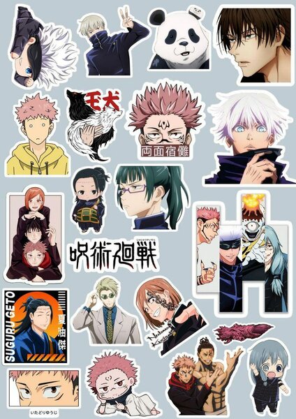 Autocollants Jujutsu Kaisen