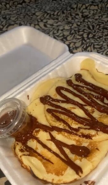 Crêpes au Nutela Délicieux