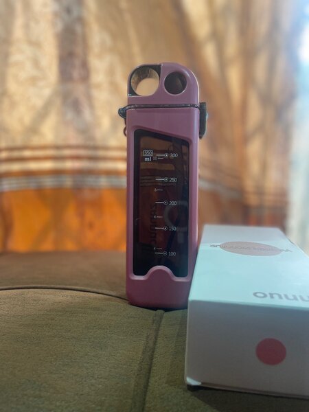 Gourde étanche rose élégante