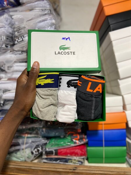 Caleçons Lacoste Homme - Lot de 3