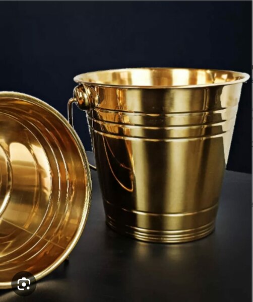 Seau à Champagne Doré