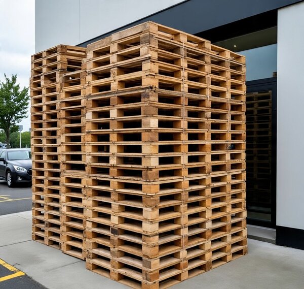 Palettes en bois robustes